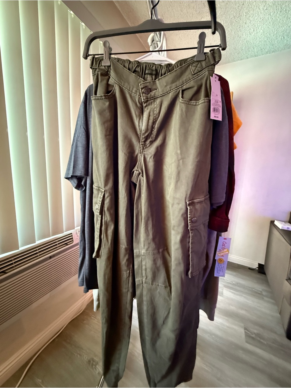 Old Navy Olive Utility Cargo Pants